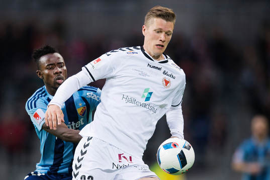 Djurgårdens Sam Johnson och Kalmars Viktor Elm