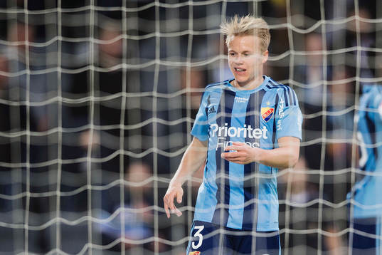 Djurgårdens Elliot Käck deppar