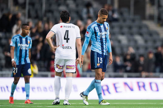Djurgårdens Mathias Ranegie deppar