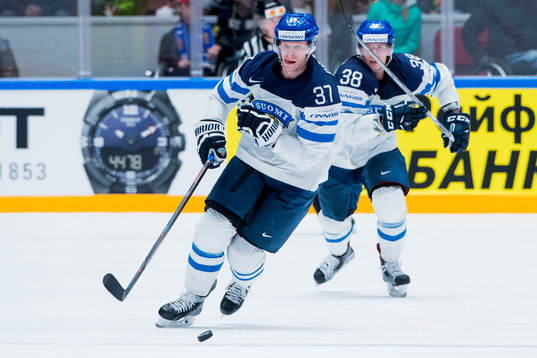 Finlands Mika Pyorala och Juuso Hietanen