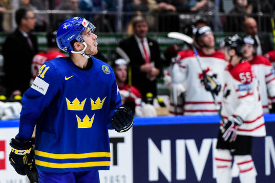 Sveriges Alexander Wennberg deppar