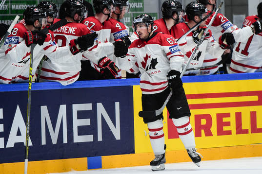 Kanadas Brad Marchand jublar