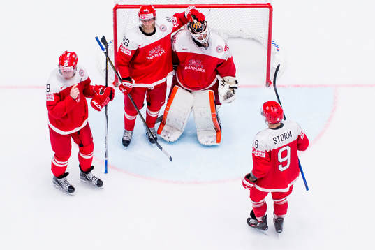 Danmarks Morten Madsen, Nicholas Jensen, målvakt Sebastian