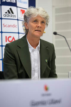 Sveriges förbundskapten i fotboll Pia Sundhage