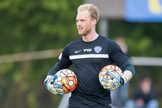 Falkenbergs målvakt Alexander Lundin