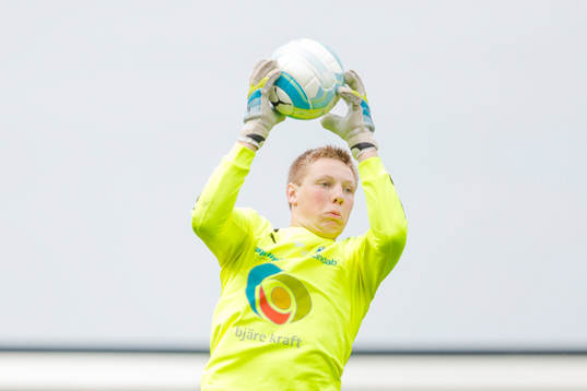 Vejbys målvakt Erik Fältström