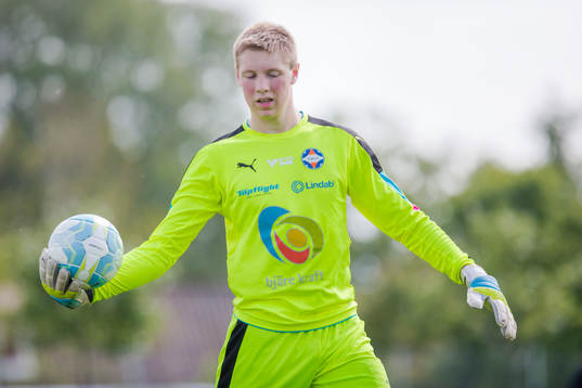 Vejbys målvakt Erik Fältström