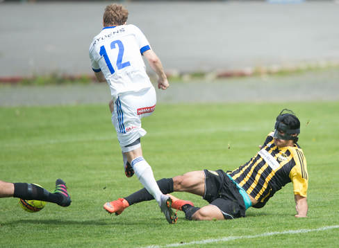 i matchen i division 2 mellan IFK Hässleholm och IFK Berga