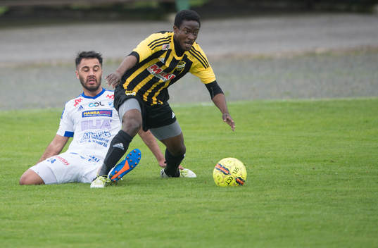 IFK Hässleholms Kojo Annor i matchen i division 2 mellan