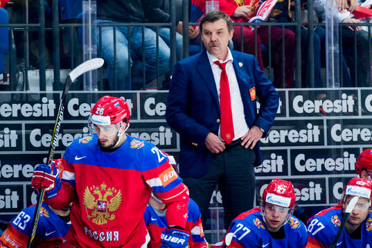 Rysslands förbundskapten Oleg Znarok