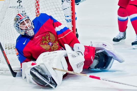 Rysslands målvakt Sergei Bobrovski