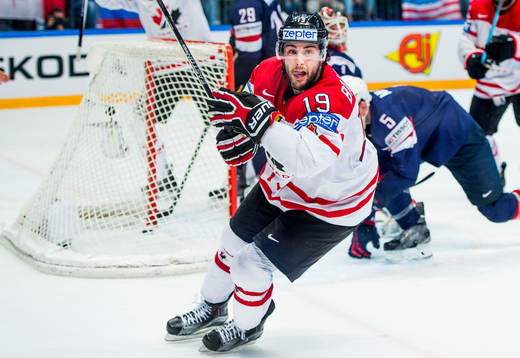 Kanadas Derick Brassard jublar