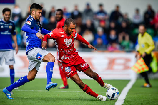 Sundsvalls Stefan Silva och Östersunds Alex Dyer