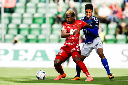 Östersunds Abdullahi Gero och Sundsvalls Noah Sonko