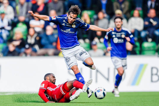 Östersunds Alex Dyer och Sundsvalls Kristinn Steindorsson