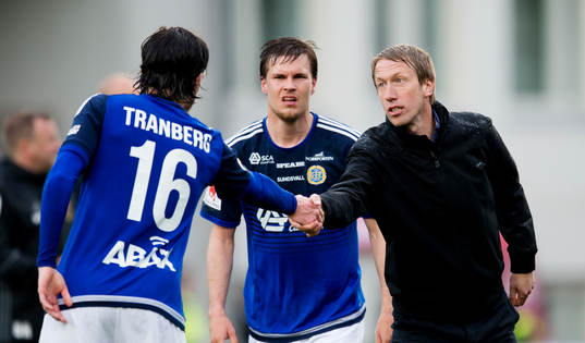 Östersunds tränare Graham Potter tackar Sundsvalls Robin