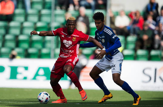 Östersunds Abdullahi Gero och Sundsvalls Noah Sonko