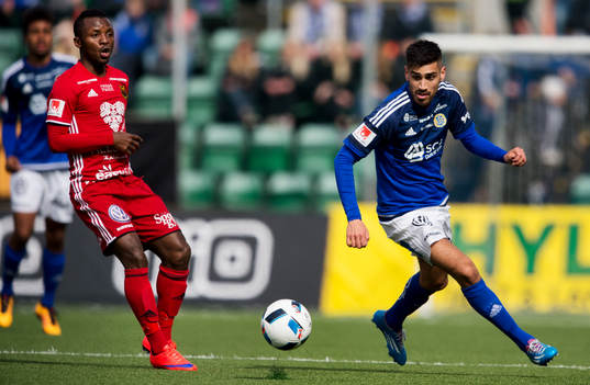 under fotbollsmatchen i Allsvenskan mellan GIF Sundsvall