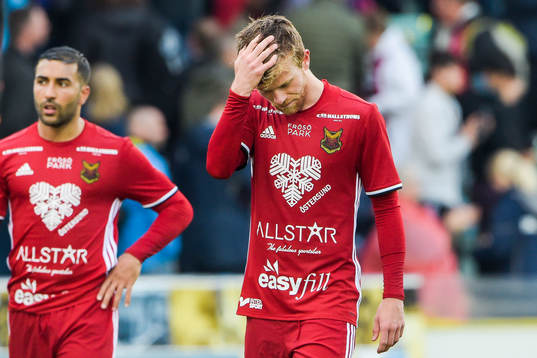 Östersunds  Dennis Widgren  deppar