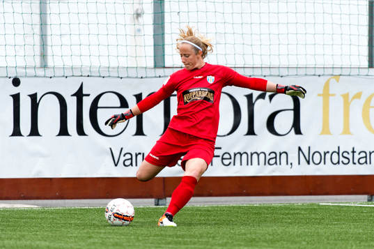 Göteborgs målvakt Loes Guerts