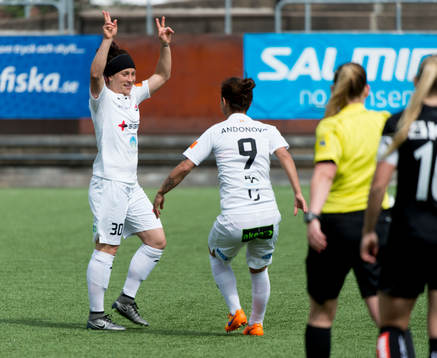 Rosengårds Ella Masar och Rosengårds Natasa Andonova