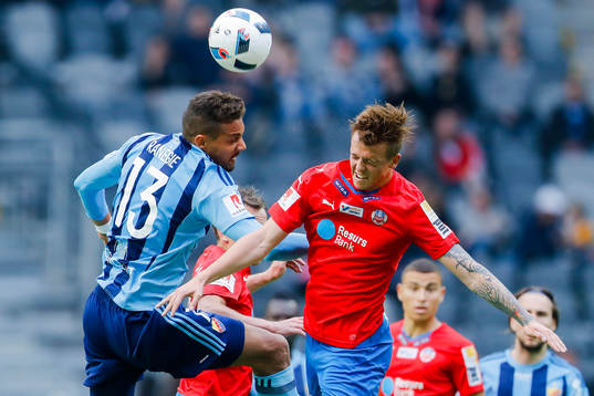 Djurgårdens Mathias Ranegie och Helsingborgs Alexander