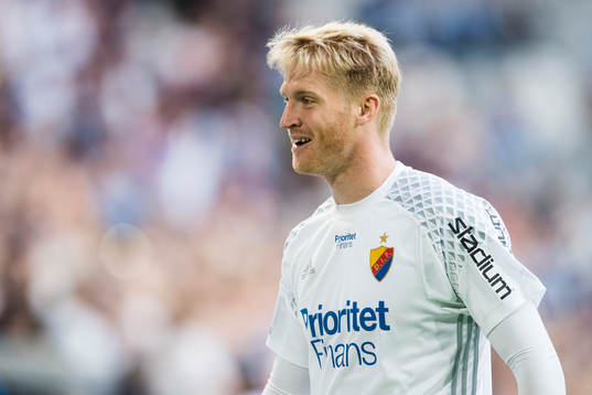 Djurgårdens målvakt Hampus Nilsson