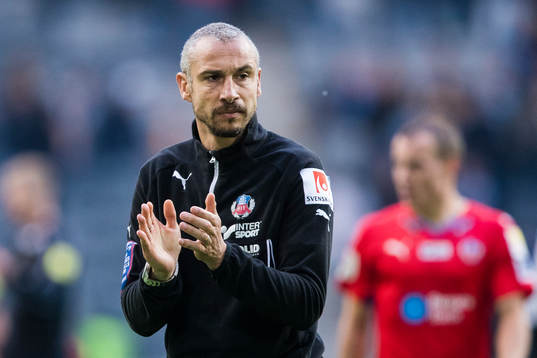 Helsingborgs manager Henrik Larsson tackar publiken