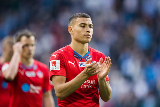 Helsingborgs Jordan Larsson tackar publiken