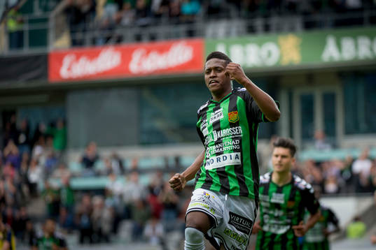 Luther Singh målgörare i fotbollsmatchen i Superettan