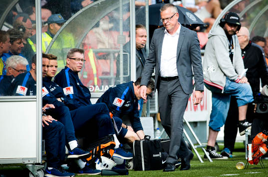 Norrköpings manager Janne Andersson deppar