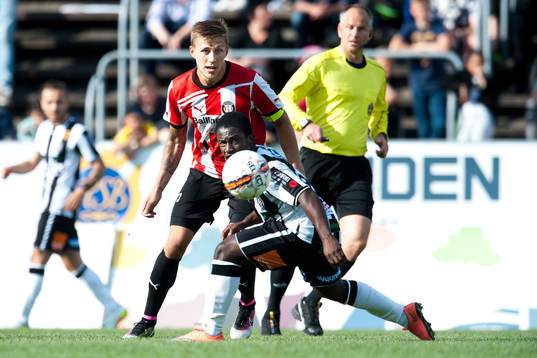 Landskronas Victor Gustafsson och Höllvikens Anton Wiklund