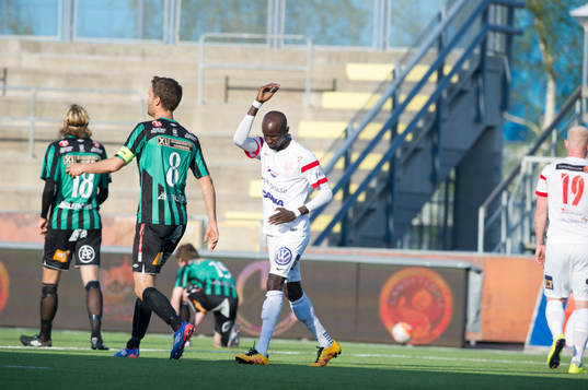 under fotbollsmatchen i Superettan mellan Assyriska och