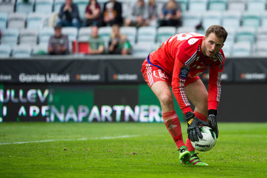 Ängelholms målvakt Carl Lindell