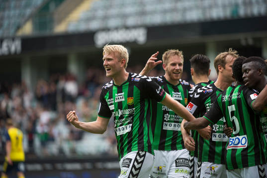 GAIS Carl Nyström jublar