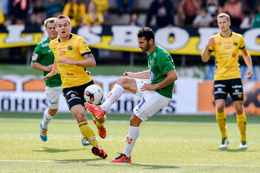 Elfsborgs Viktor Prodell och Jönköpings André Calisir