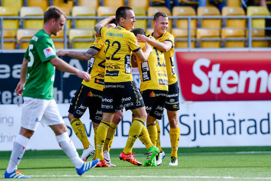 Elfsborgs spelare jublar