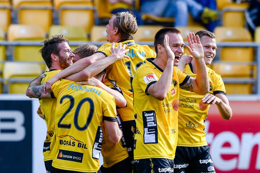 Elfsborgs spelare jublar
