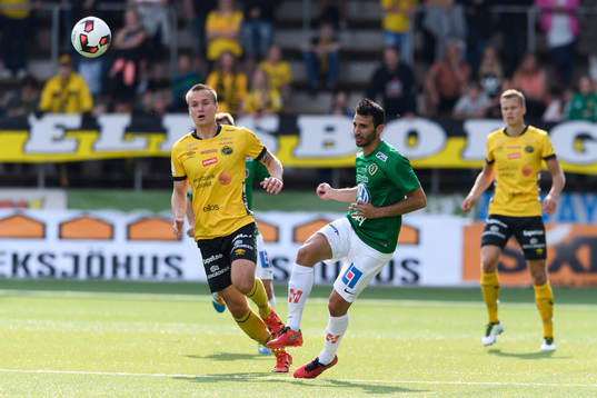 Jönköpings André Calisir och Elfsborgs Viktor Prodell