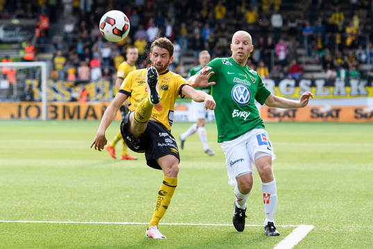 Elfsborgs Marcus Rohdén och Jönköpings Viktor Rönneklev