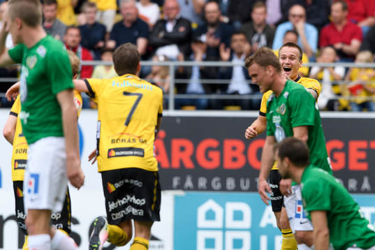 Elfsborgs Viktor Prodell jublar