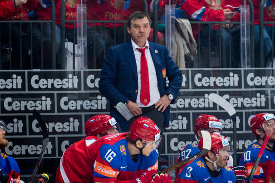 Rysslands förbundskapten Oleg Znarok