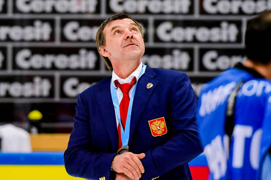 Rysslands förbundskapten Oleg Znarok
