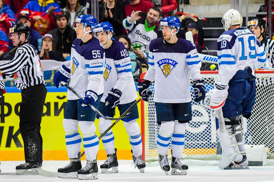 Finlands spelare deppar
