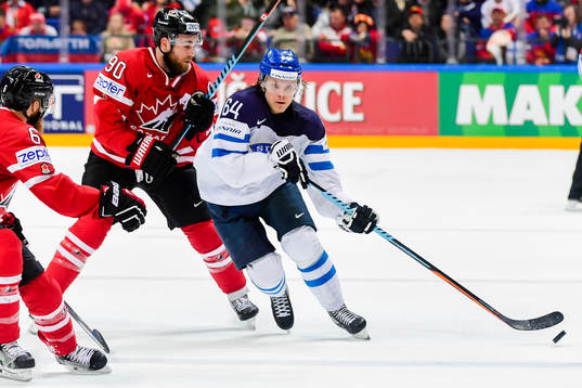 Kanadas Ryan O´Reilly  och Finlands Mikael Granlund