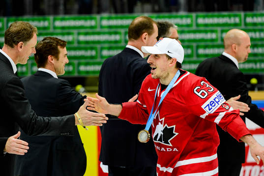 Kanadas Brad Marchand  jublar