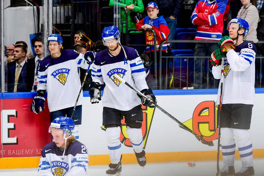 Finlands spelare deppar