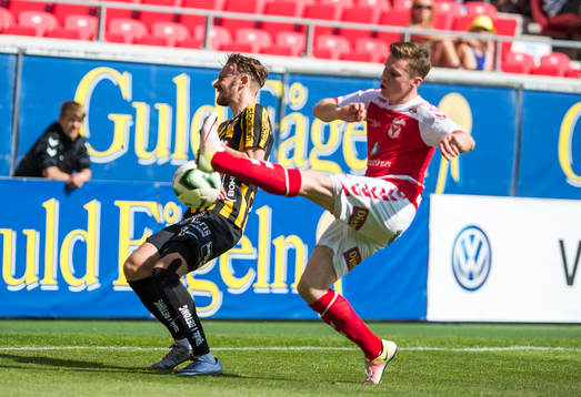 Häckens Emil Wahlström och Kalmars Victor Agardius