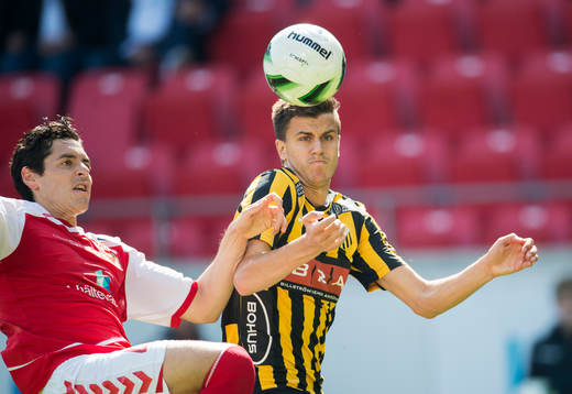 Kalmars Marko Biskupovic och Häckens Alexander Jeremejeff
