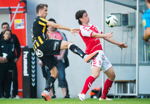 Häckens Jasmin Sudic och Kalmars Marcus Antonsson